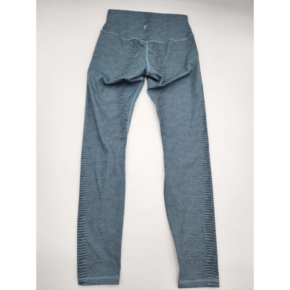 Zyia Active Blue Snakeskin Hi-rise Comfort Yoga Leggings Size 4 - Picture 3 of 8
